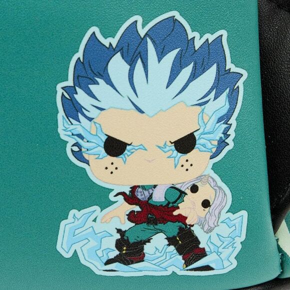 Funko Pop! Loungefly My Hero Academia Deku Infinity Glow Cosplay Mini Backpack - Picture 6 of 7